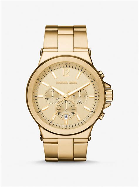 michael kors dylan watch faces|oversized dylan gold tone watch.